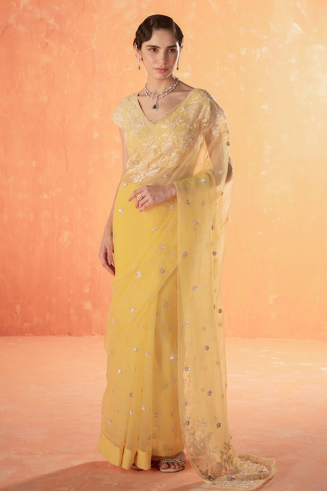 Haldi Sarees for Brides-to-Be