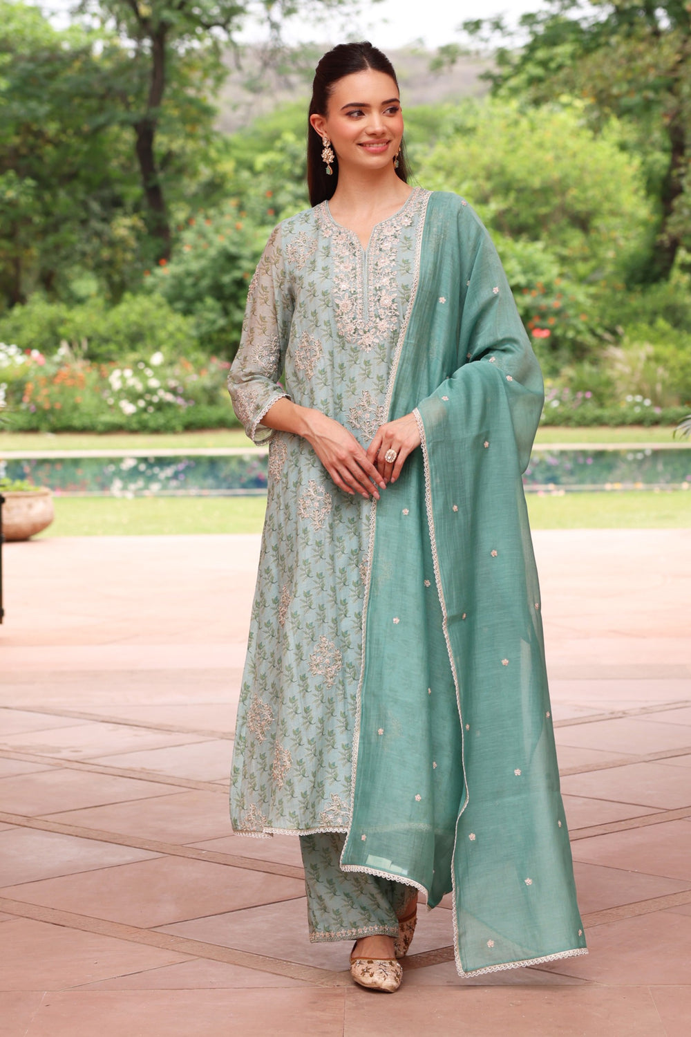 Blue Sophia Kurta Set