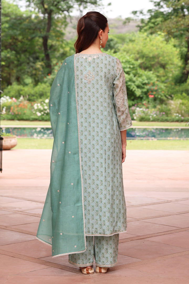 Blue Sophia Kurta Set