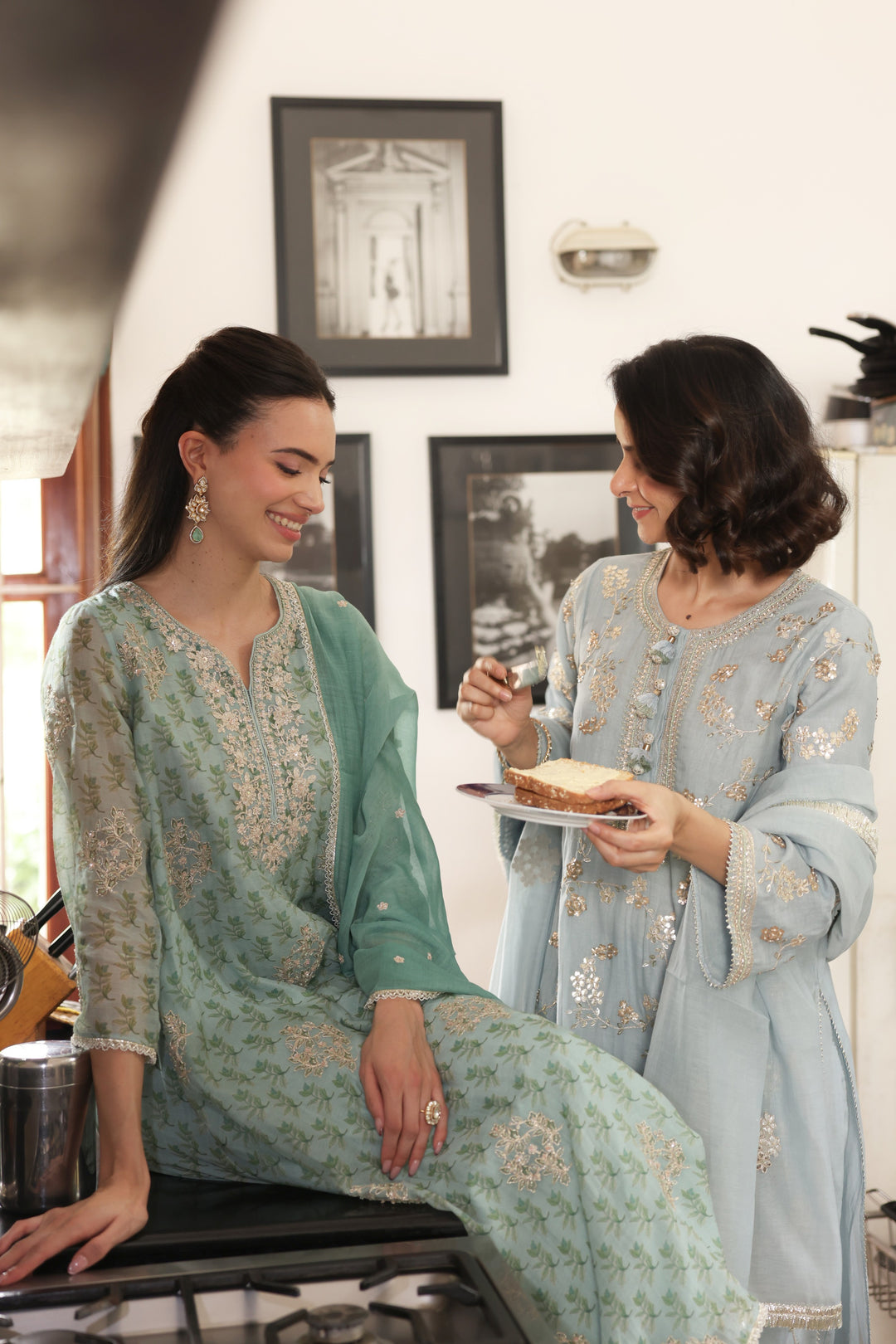 Blue Sophia Kurta Set