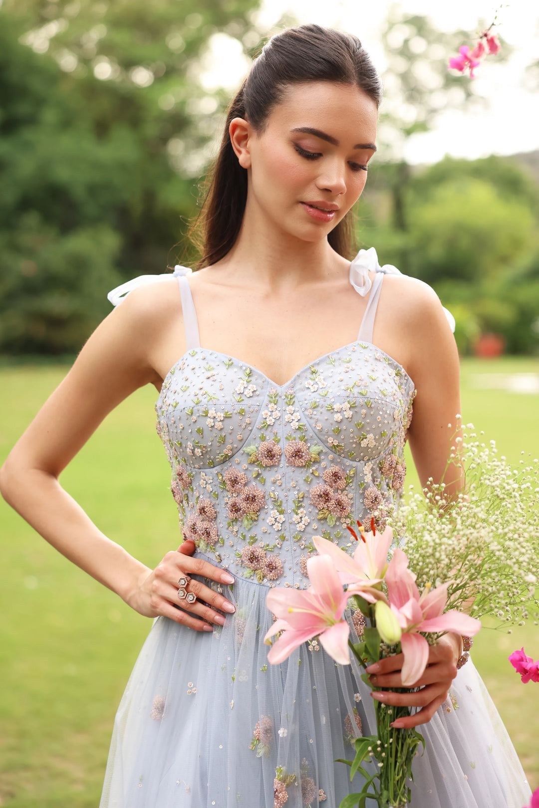 Blue Zaria Dress