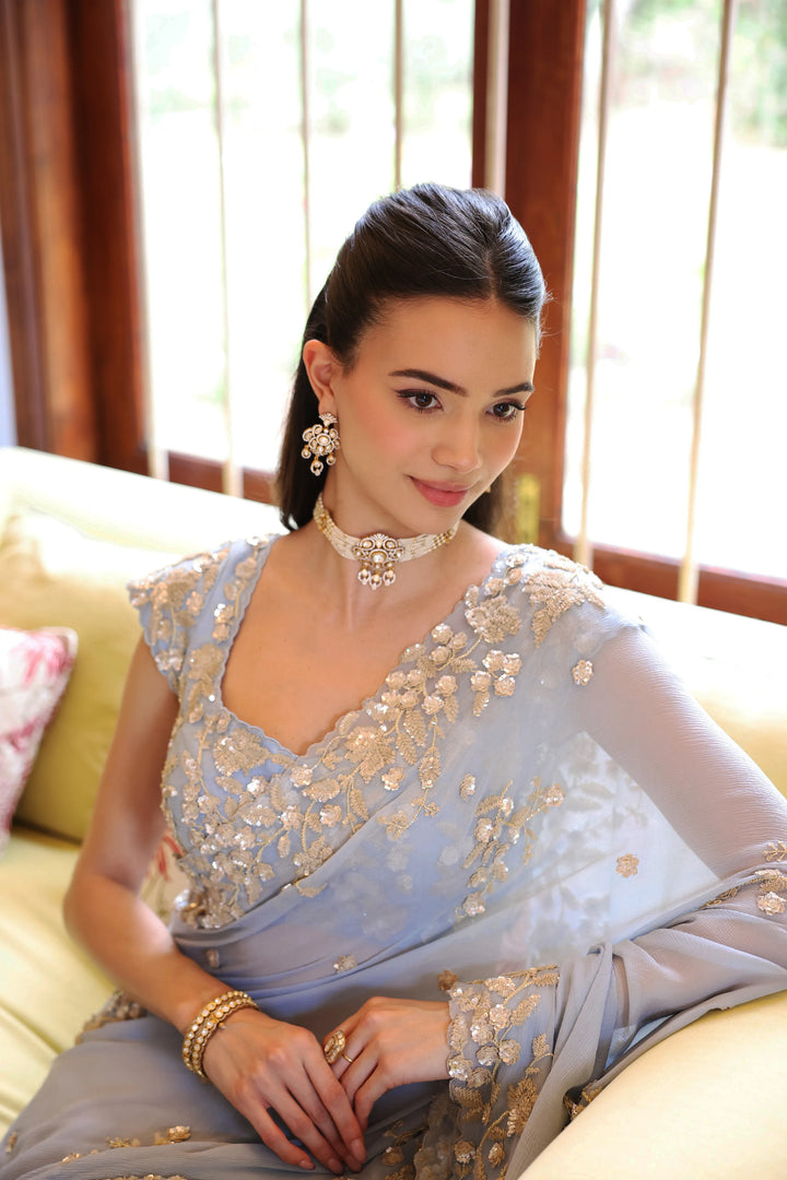 Blue Luna Heavy Saree