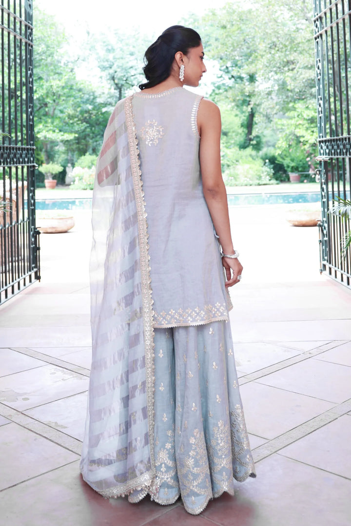 Ice Blue Elena Sharara Set