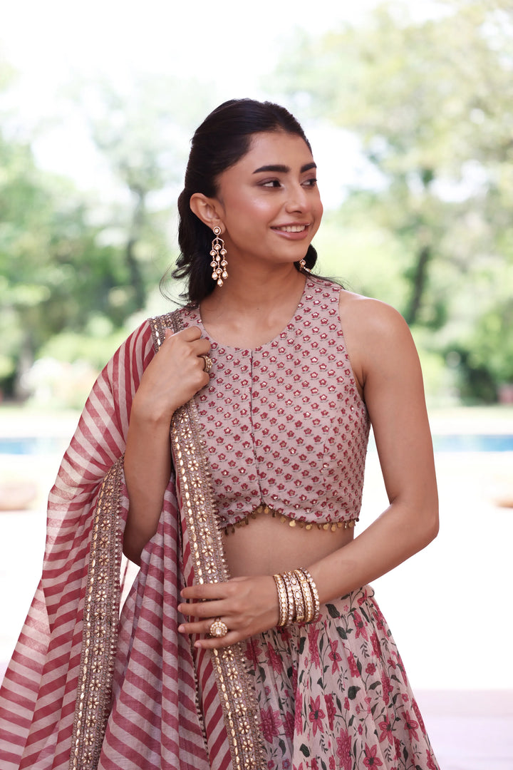 Noor E Summer Printed Lehenga