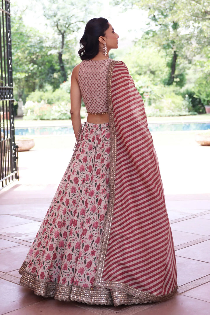 Noor E Summer Printed Lehenga