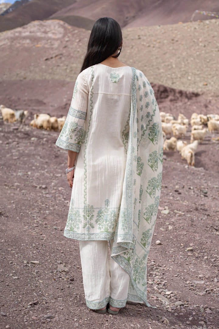 White Lina Kurta Set