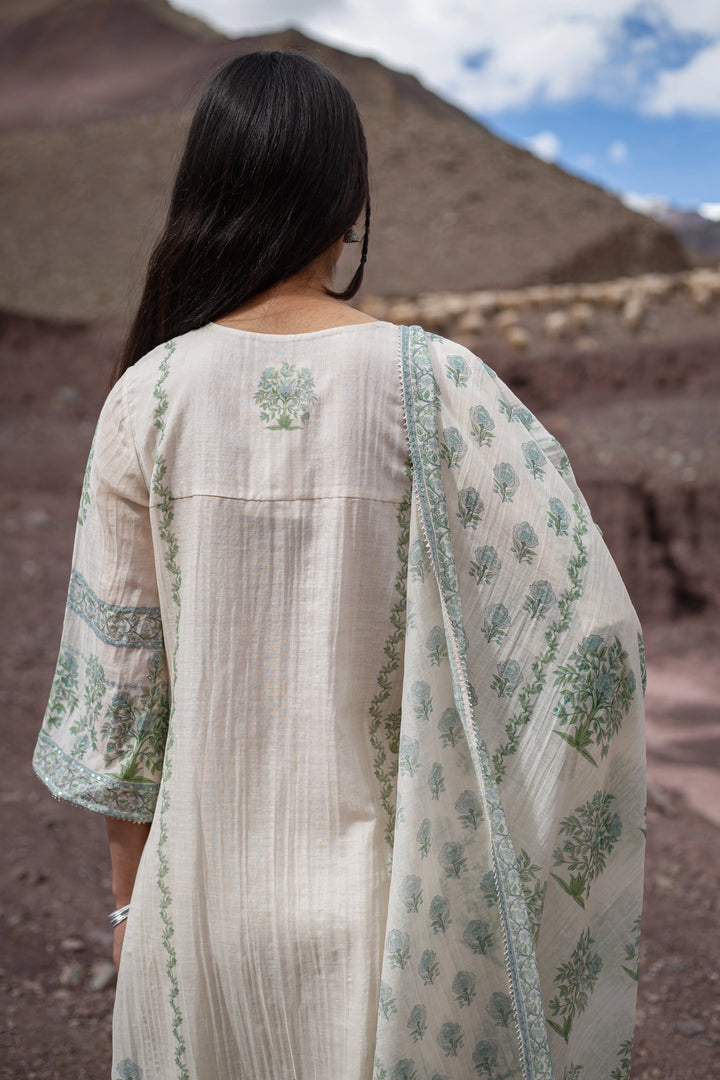 White Lina Kurta Set