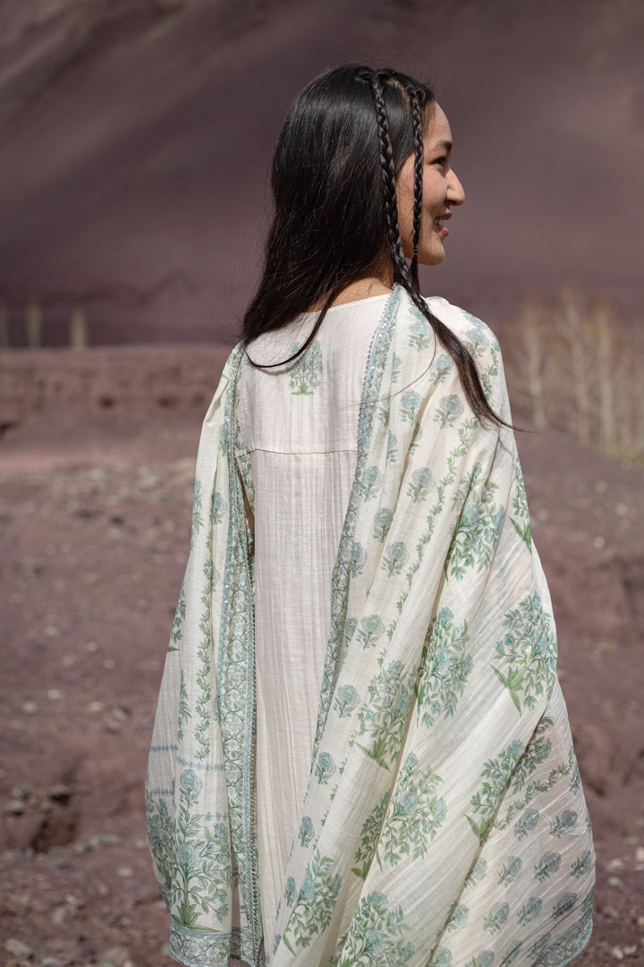 White Lina Kurta Set