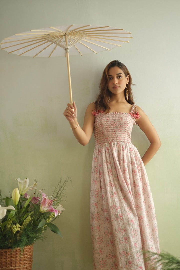 Off White Ether Dress
