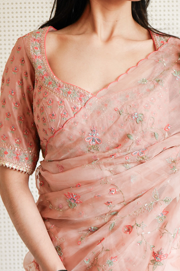 Aari Chintz Saree