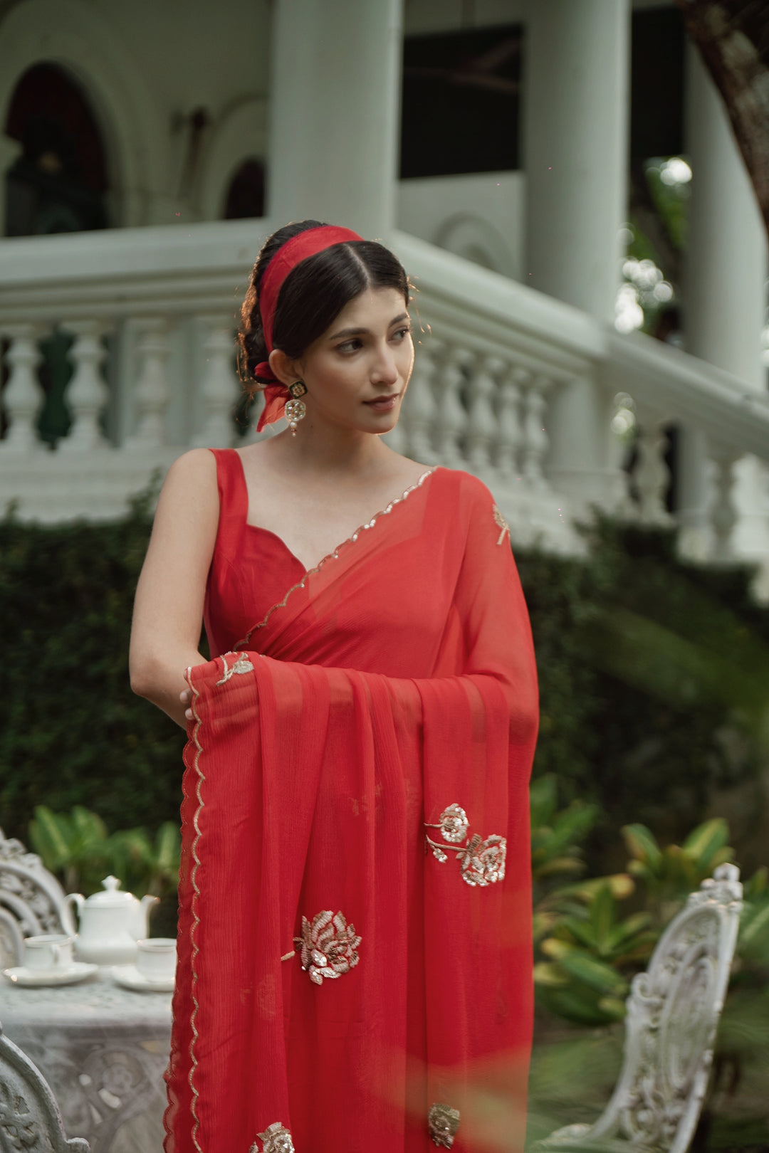 SHADOW ROSE SAREE