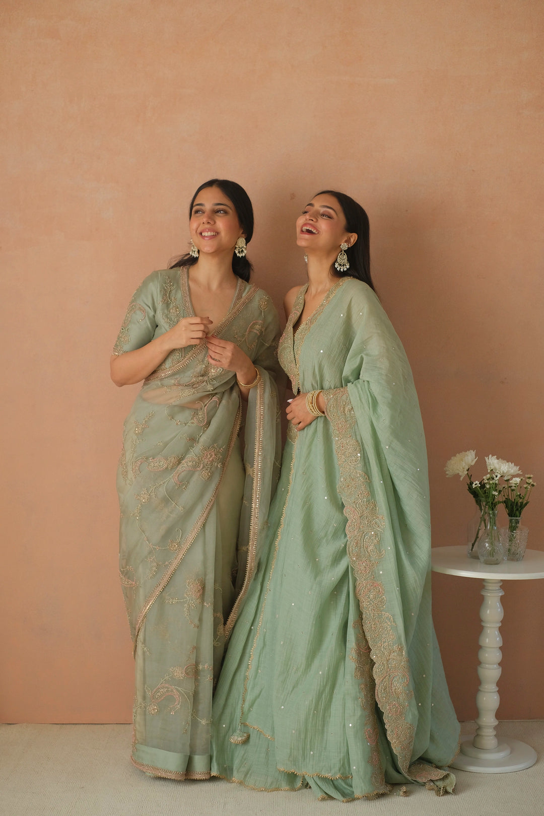 VRINDA DORI LEHENGA WINTER TEAL