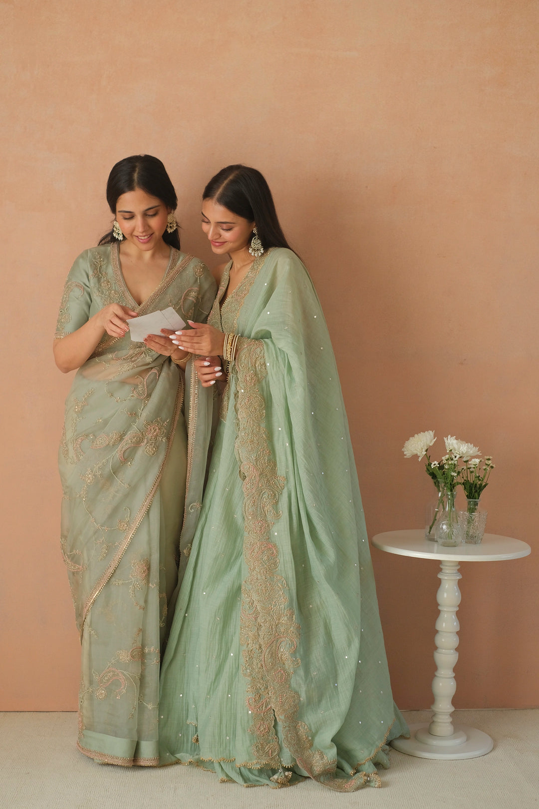 VRINDA DORI LEHENGA WINTER TEAL
