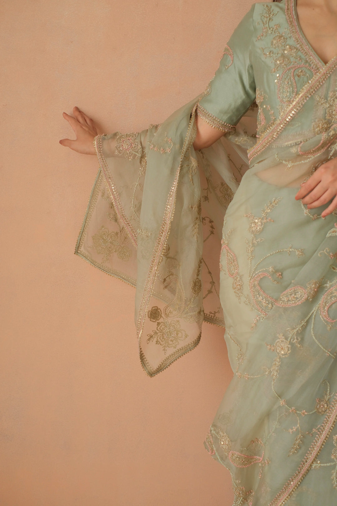 PAISLEY JAAL SAREE