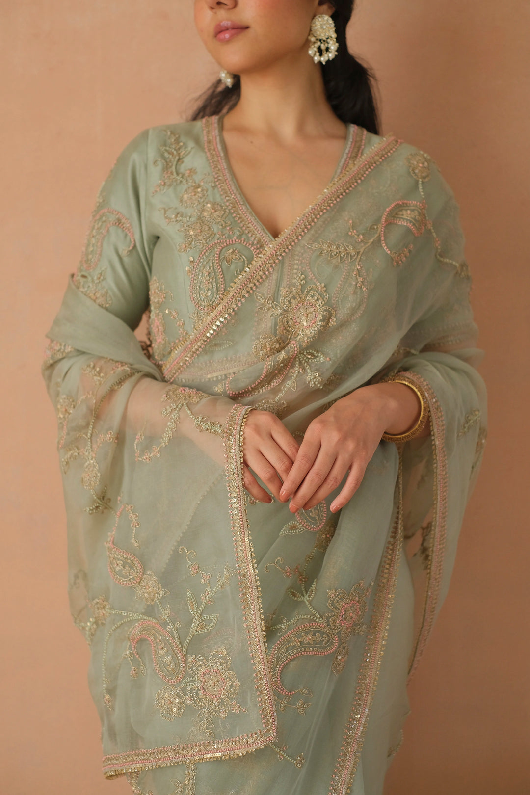 PAISLEY JAAL SAREE