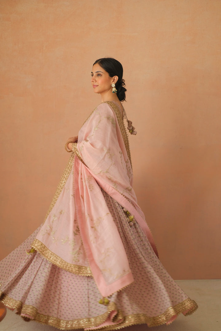 ANARGUL  LEHENGA PINK
