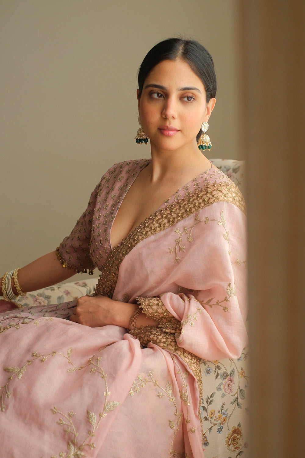 ANARGUL  LEHENGA PINK