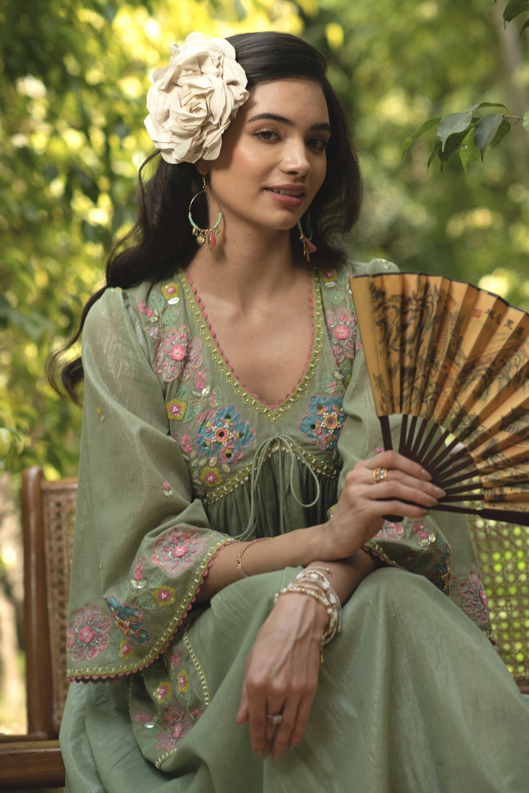 Green Gypsy Pocket Dress Summer By Priyanka Gupta Green Gypsy Pocket Dress Summer By Priyanka Gupta