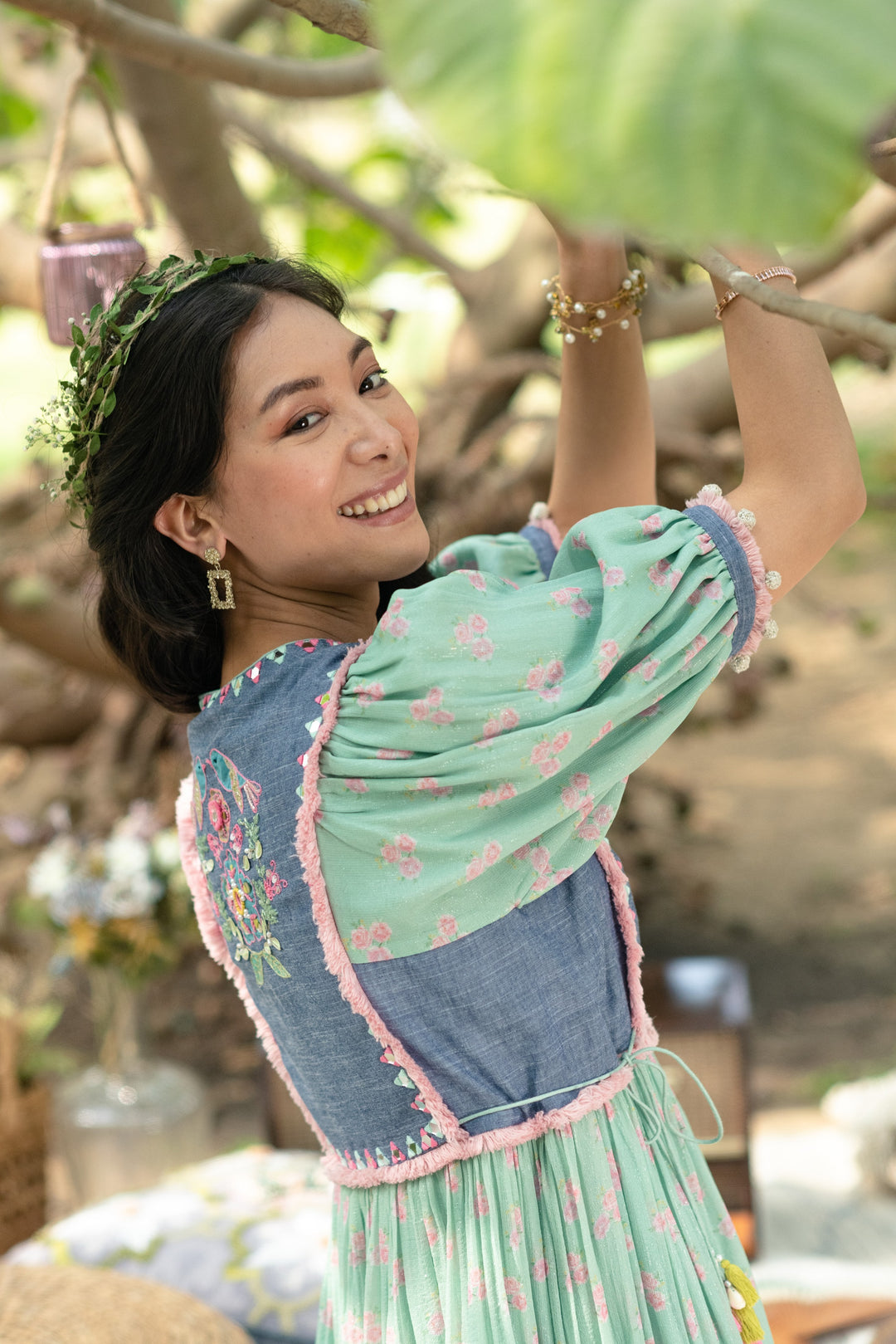 Green Gypsy Cube Dress Summer By Priyanka Gupta Green Gypsy Cube Dress Summer By Priyanka Gupta