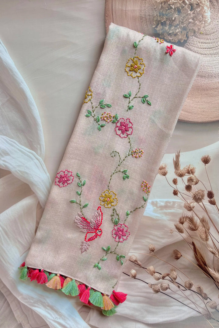 Pink Garden Stole
