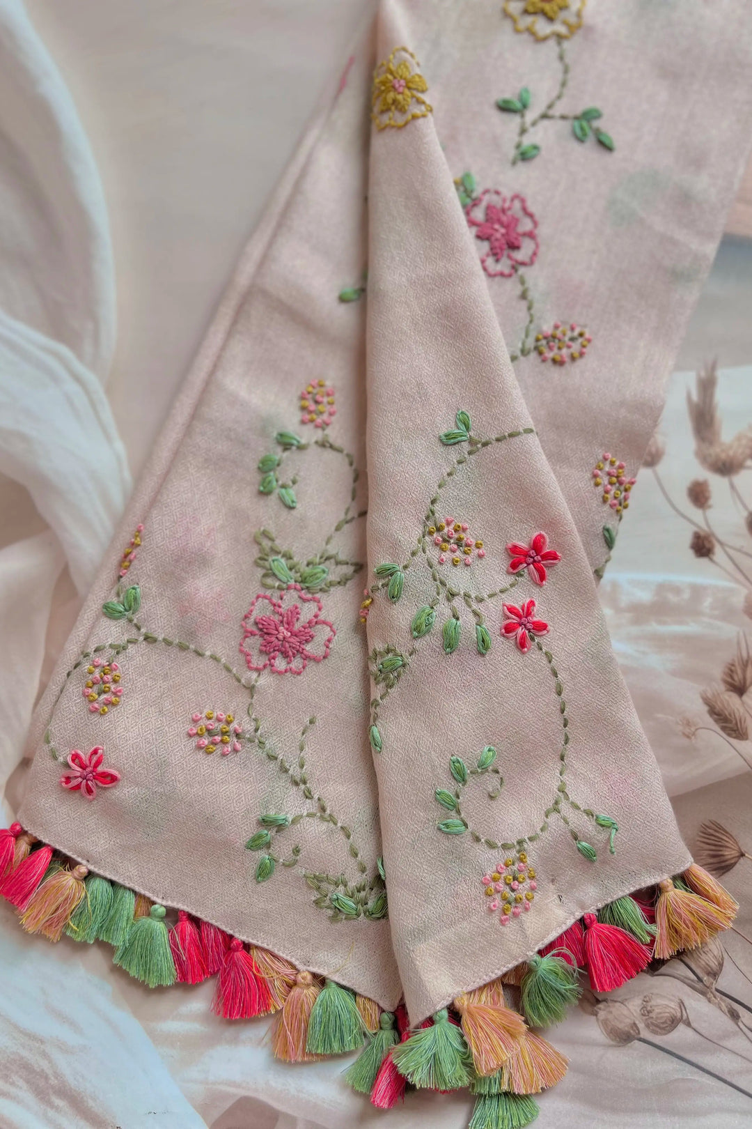 Pink Garden Stole
