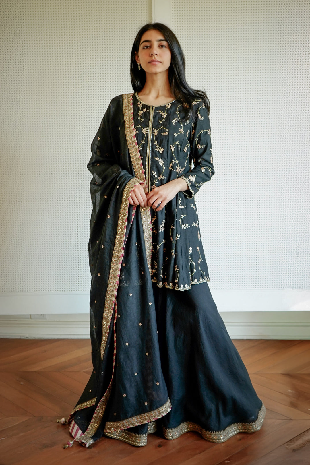 Noor E Phool Short Sharara Set