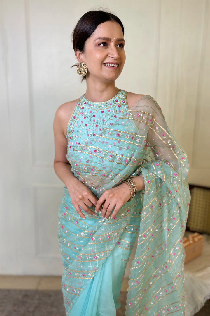 Asmita Blue Bella Saree