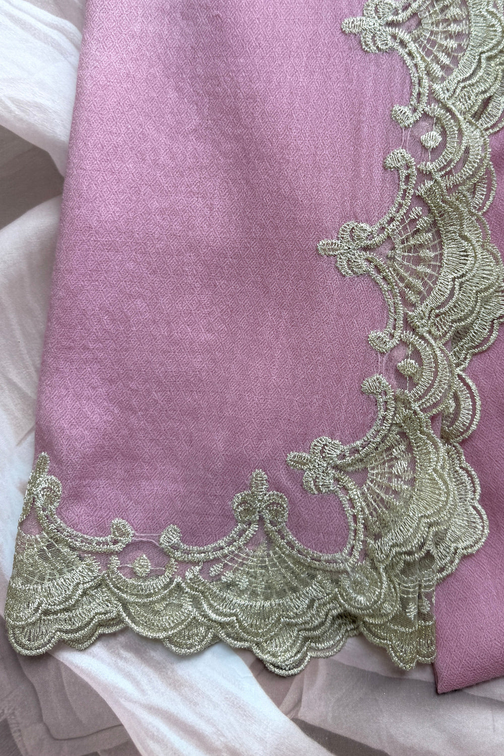 Pink Winter Stole