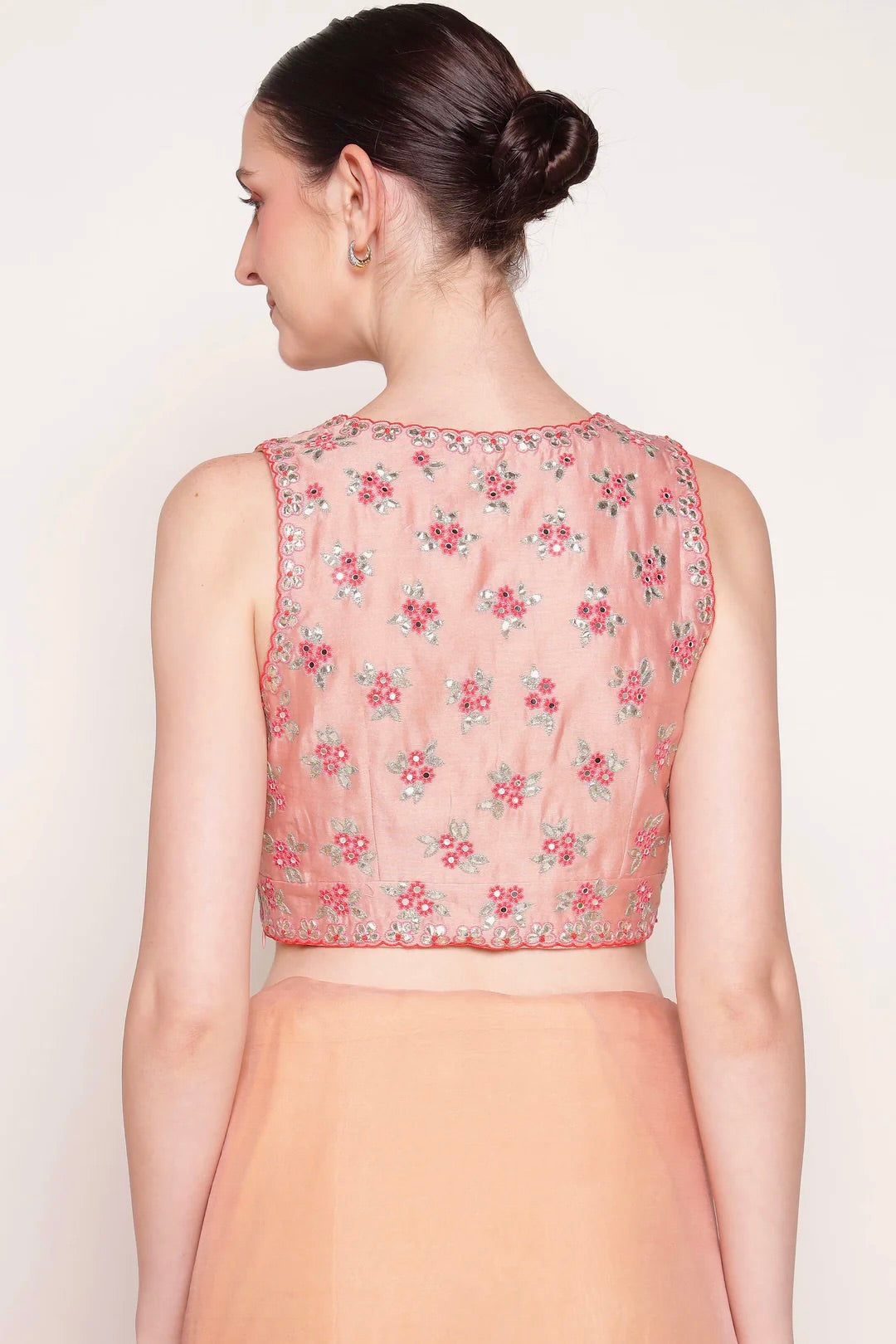 Dusky Pink Gulzaar Saree Set