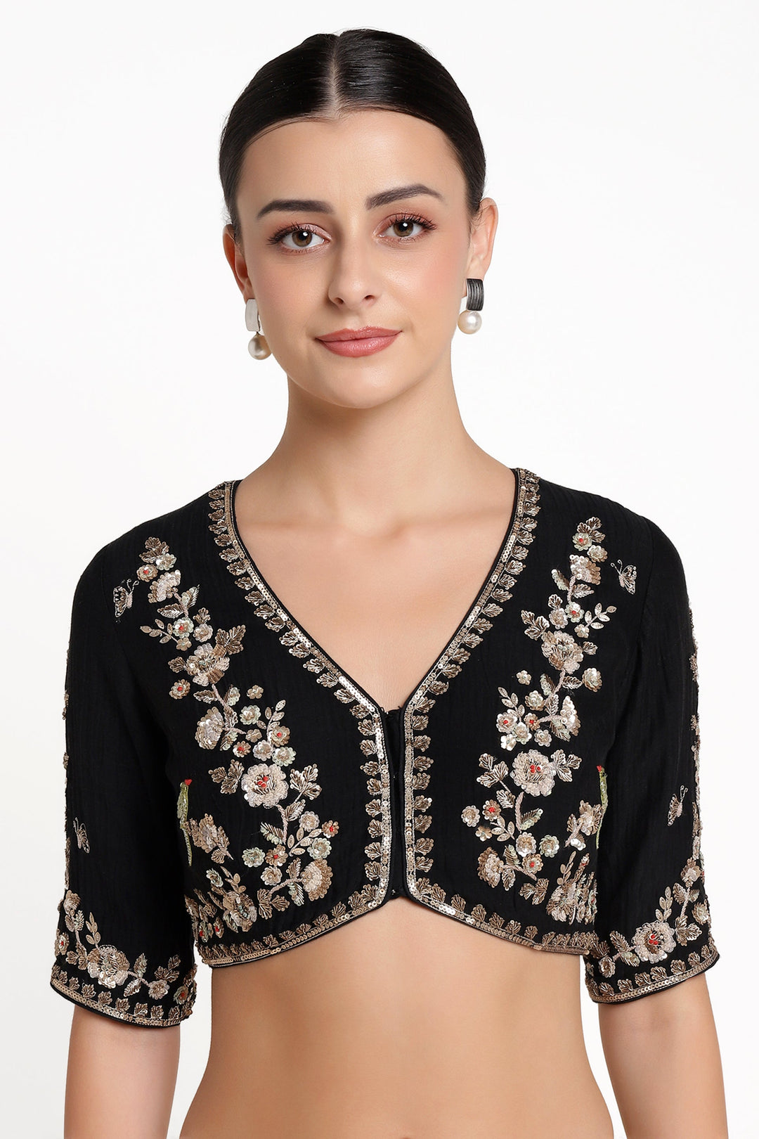Black Noor E Summer Blouse
