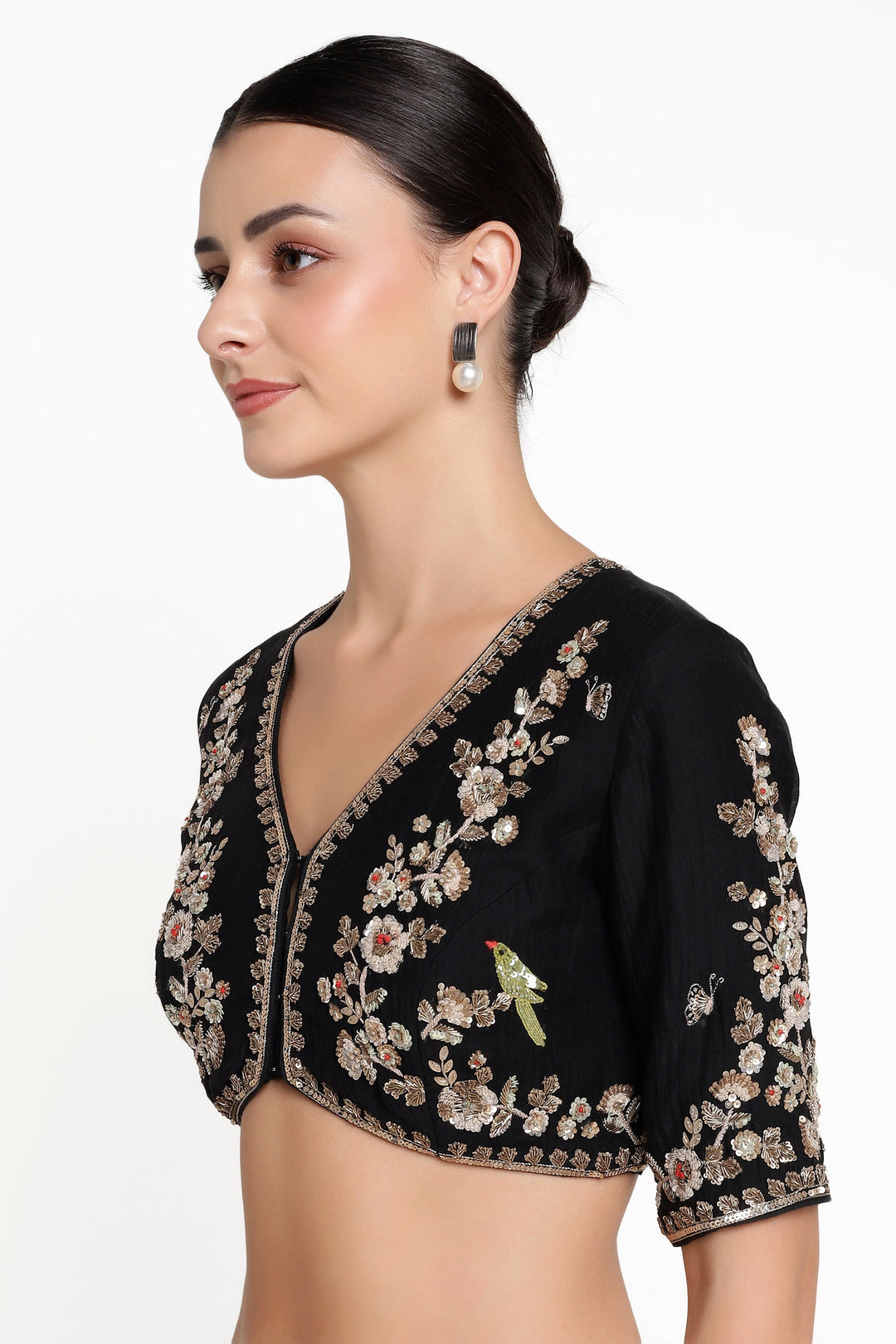 Black Noor E Summer Blouse