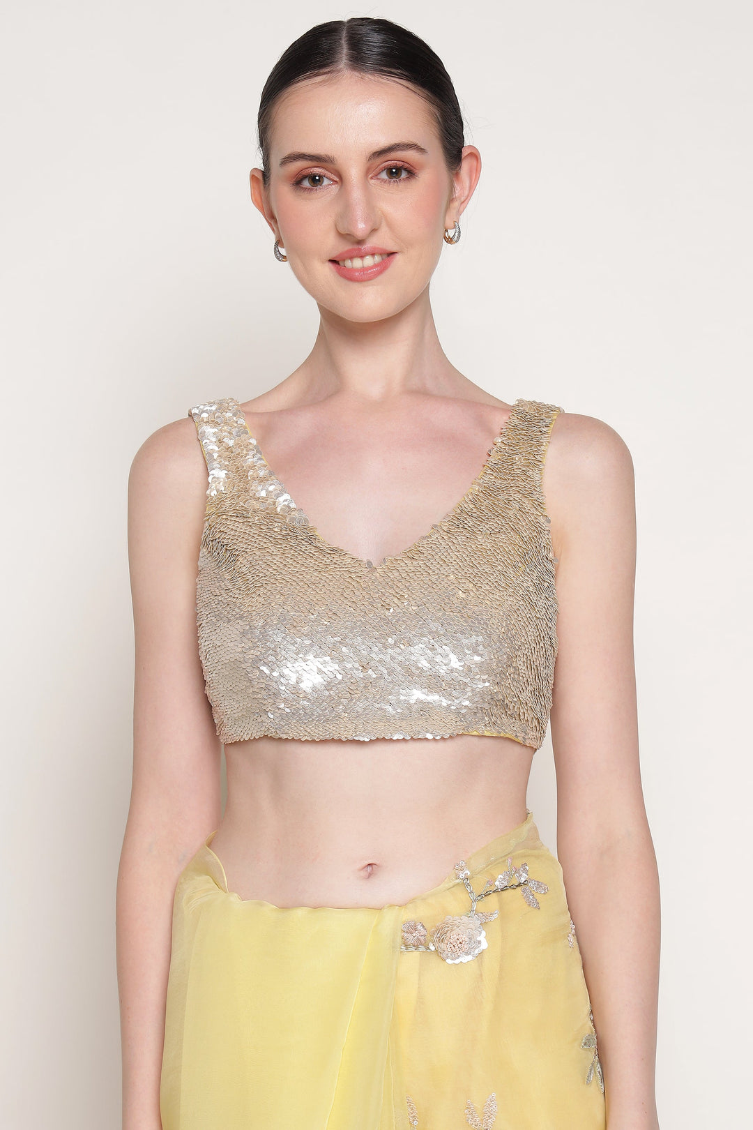 Yellow Buttercup Saree Set