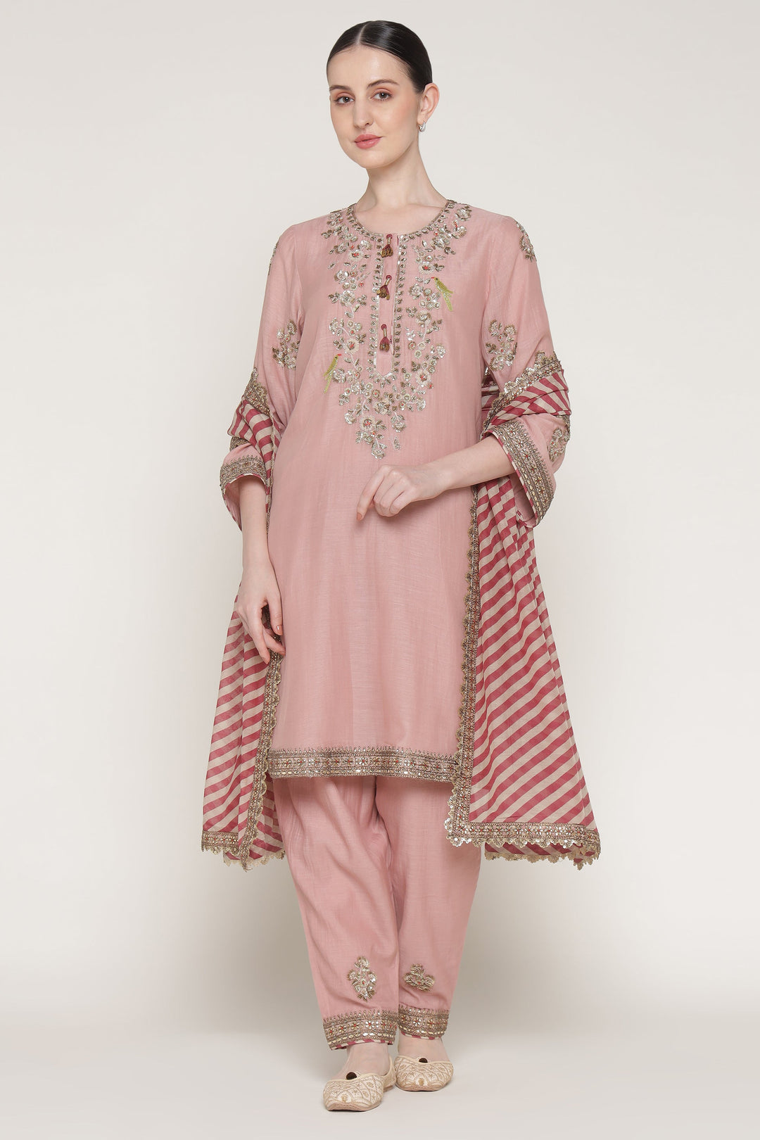 Noor Pink Noor E Summer Kurta Set