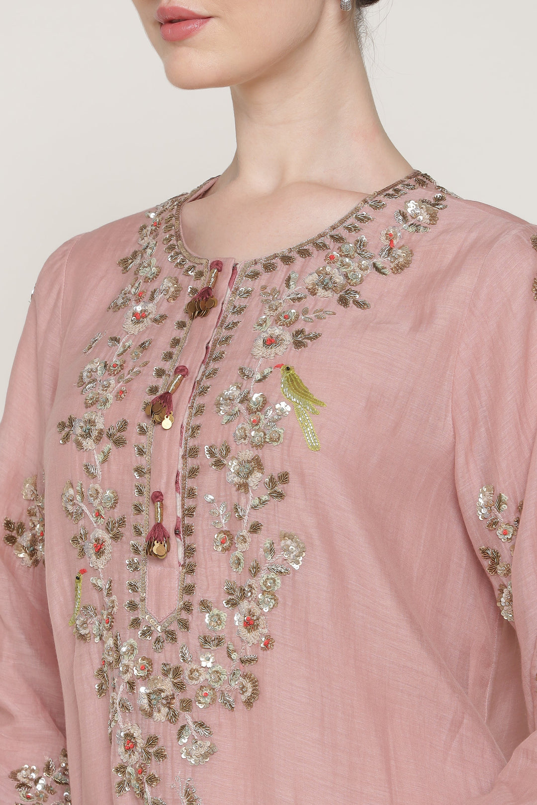 Noor Pink Noor E Summer Kurta Set