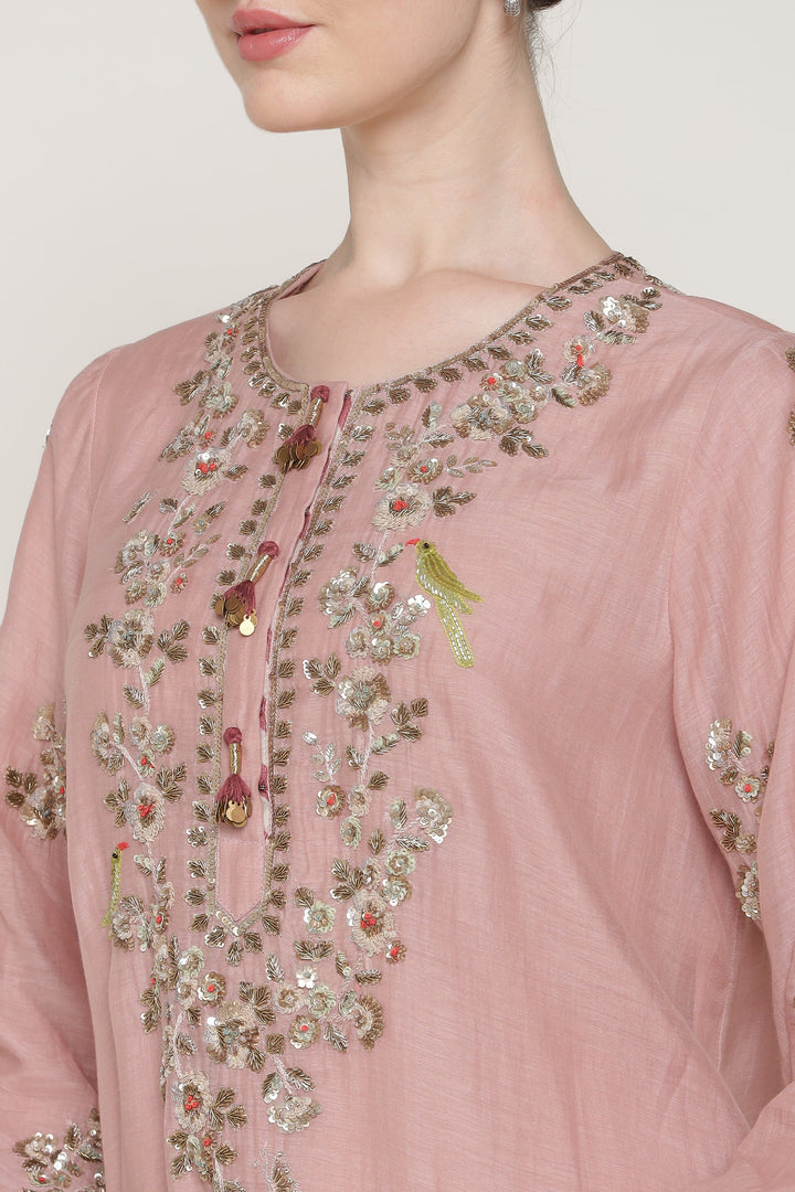 Noor Pink Noor E Summer Kurta Set