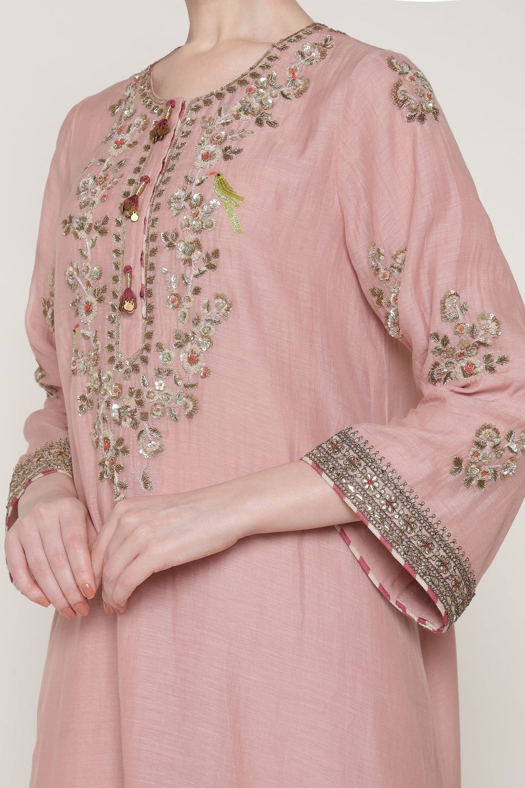 Noor Pink Noor E Summer Kurta Set