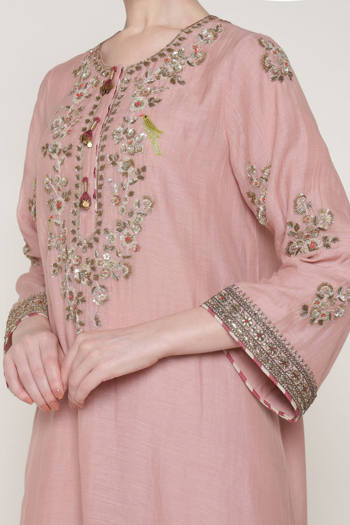 Noor Pink Noor E Summer Kurta Set