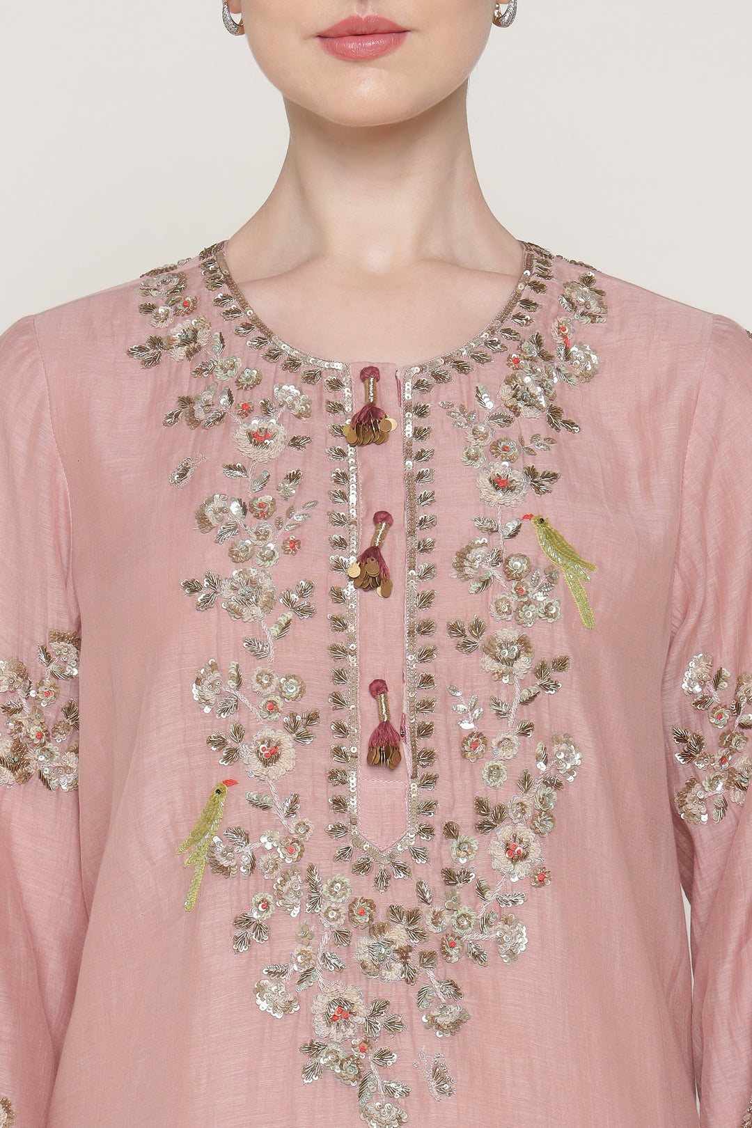 Noor Pink Noor E Summer Kurta Set