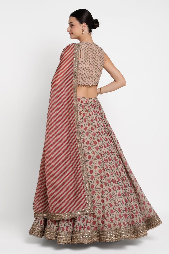 Noor E Summer Printed Lehenga
