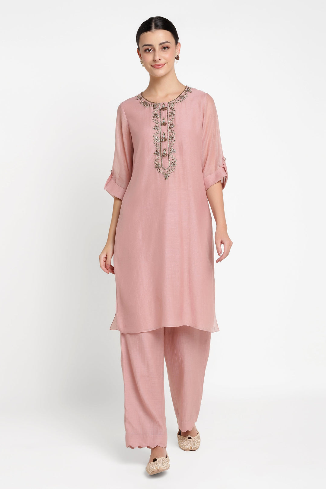 Noor Pink Gul Sadaf Coord Set