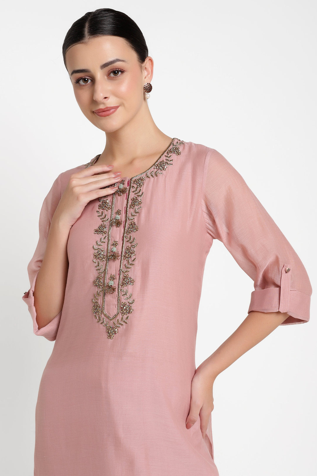 Noor Pink Gul Sadaf Coord Set