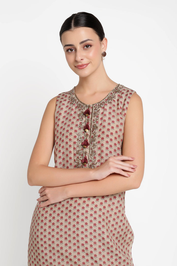 Noor E Print Buta Coord Set