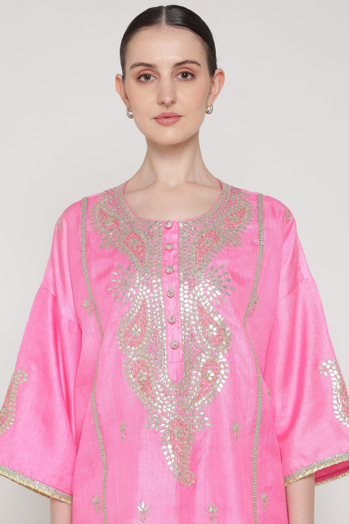 Pink Gota Ambi Tunic