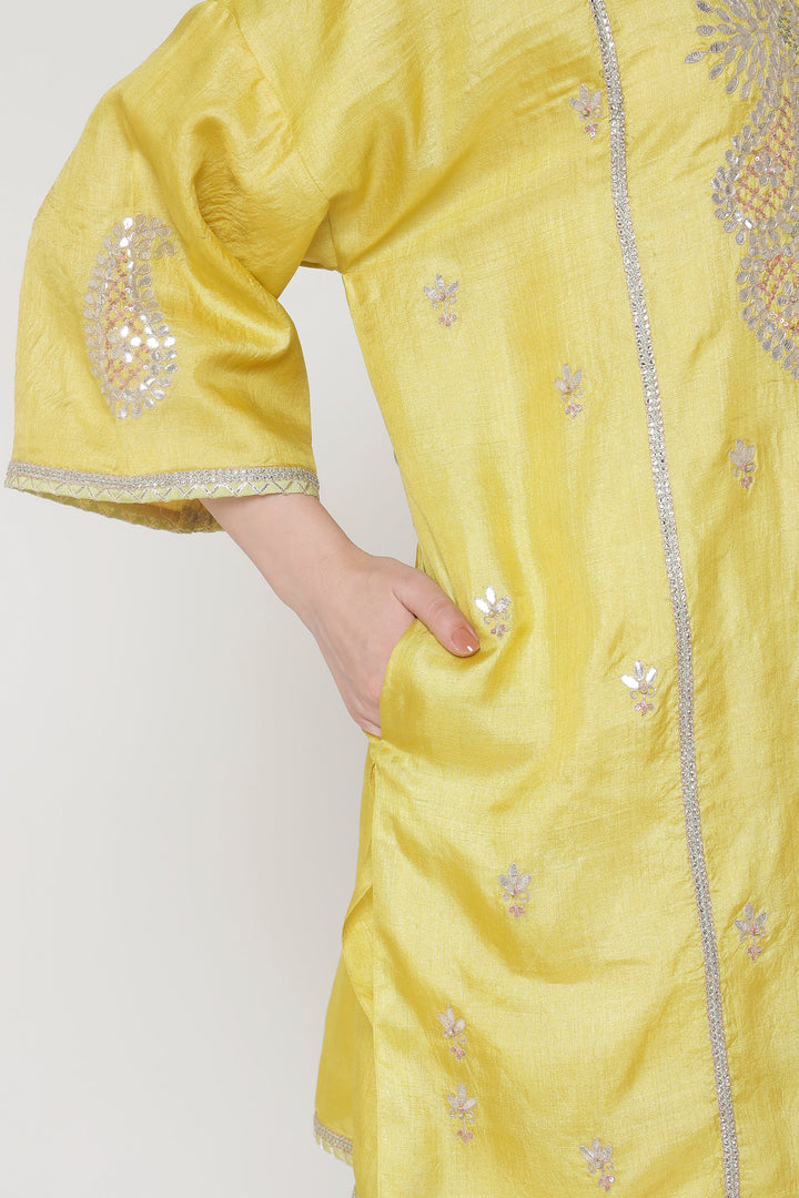 Yellow Gota Ambi Tunic
