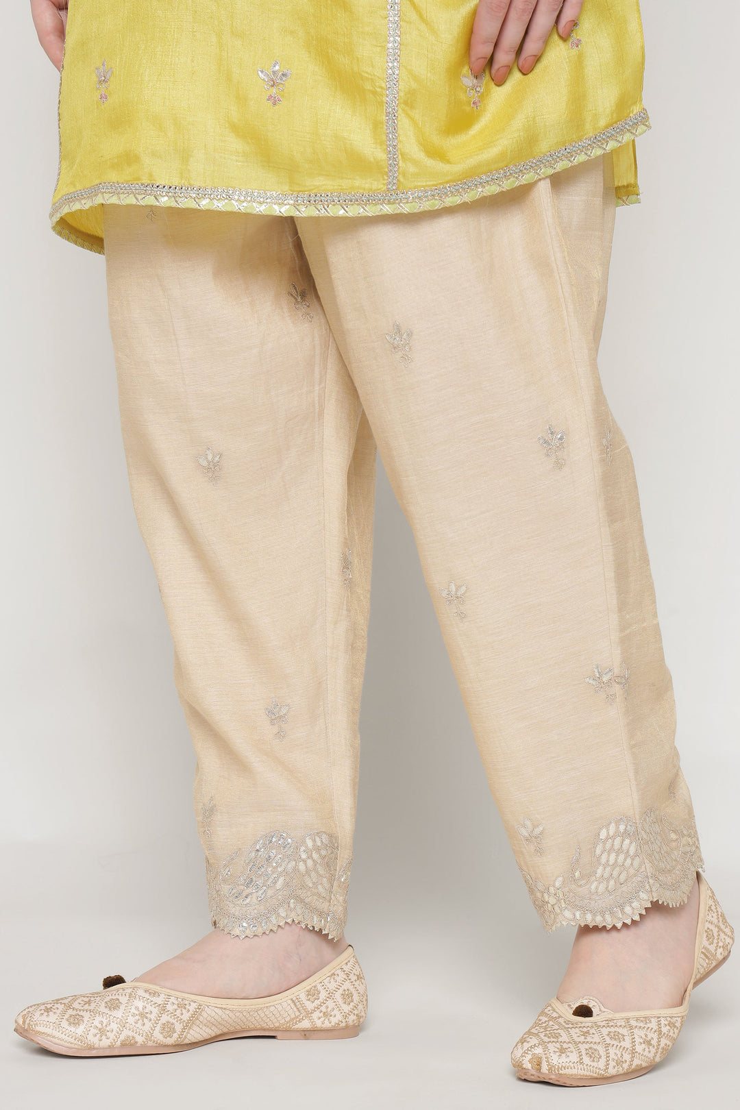 Yellow Gota Ambi Tunic