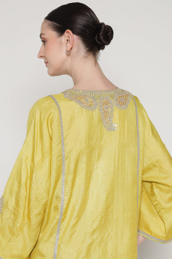 Yellow Gota Ambi Tunic