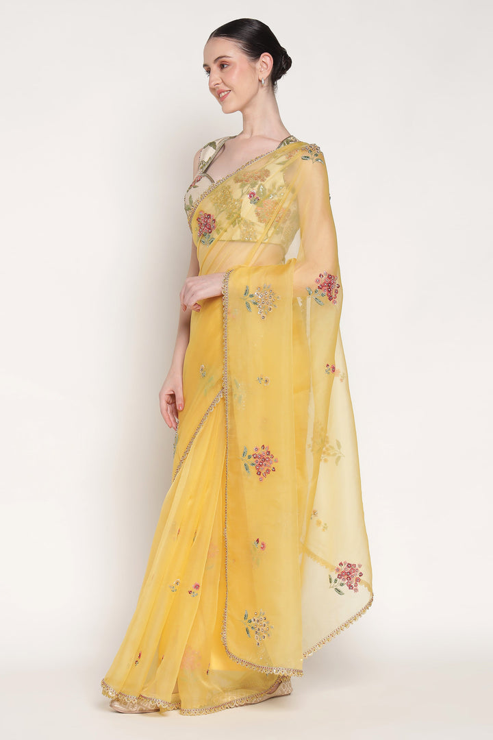 Yellow Esha Saree