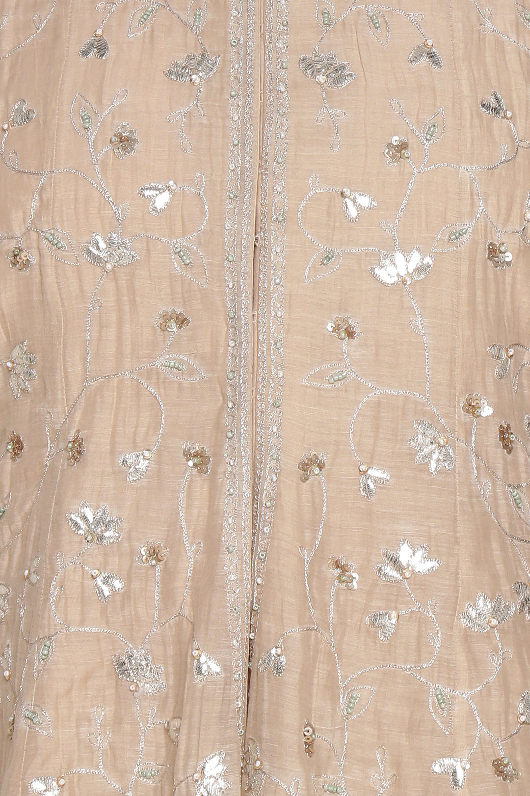 Beige Delara Short Anarkali