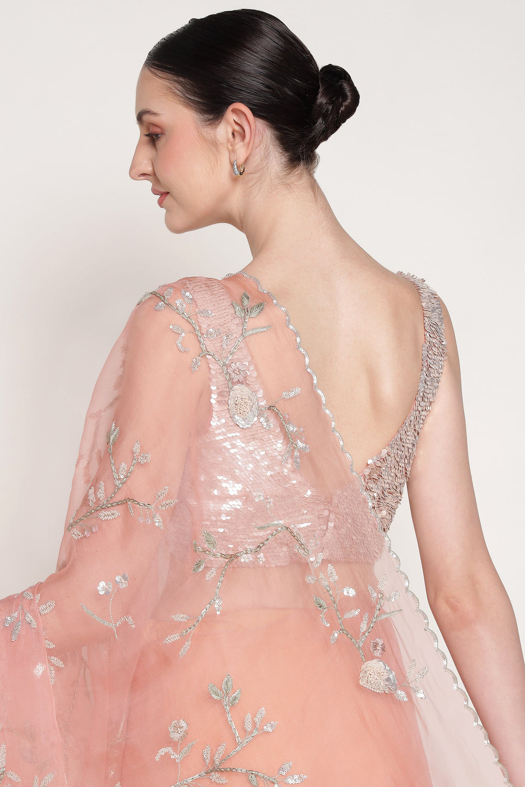 Blush Pink Buttercup Saree Set