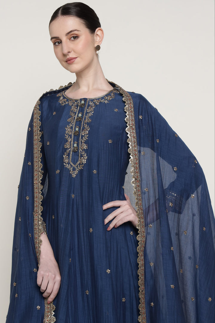 Blue Gul Sadaf Anarkali
